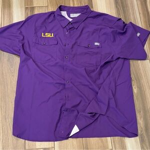 Drake LSU Fishing Shirt